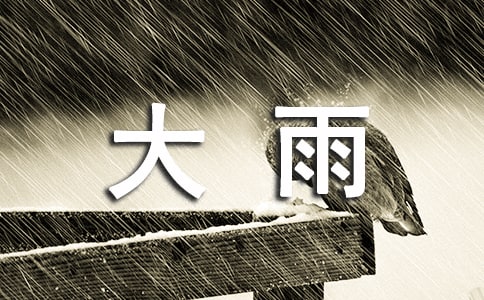 2023年通用形容大雨的句子23條