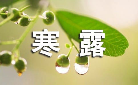 寒露絕美詩(shī)詞(精選69首)