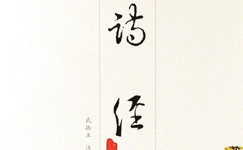 詩經(jīng)蒹葭帶拼音注釋